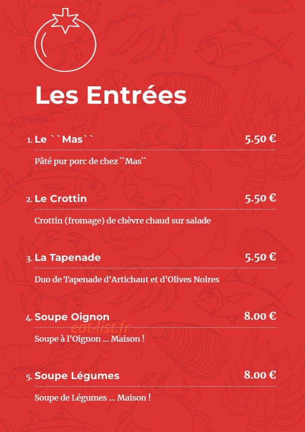 Dame Tartine Beaubourg — carte page 1