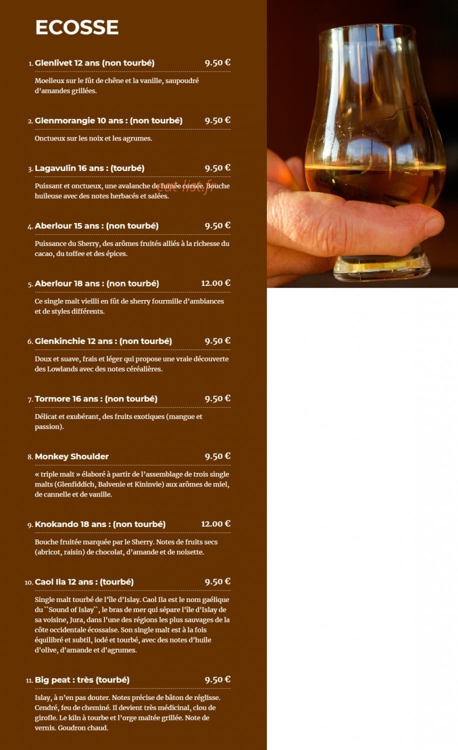 Dame Tartine — carte page 17