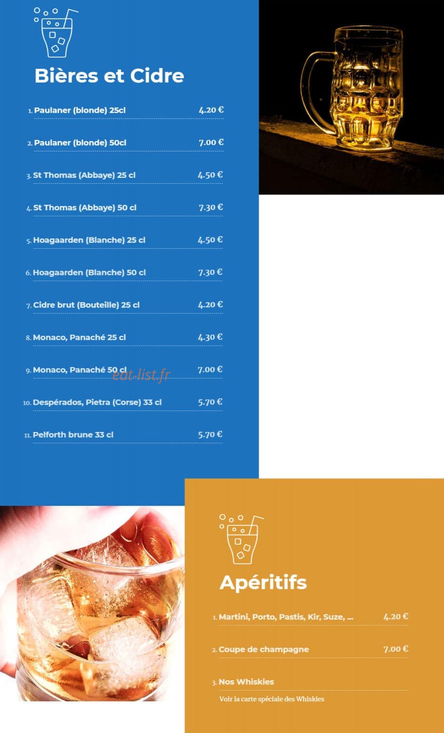 Dame Tartine — carte page 9