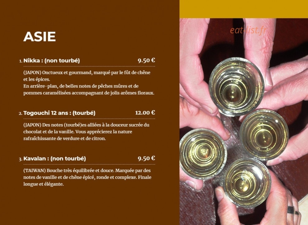 Dame Tartine — carte page 19