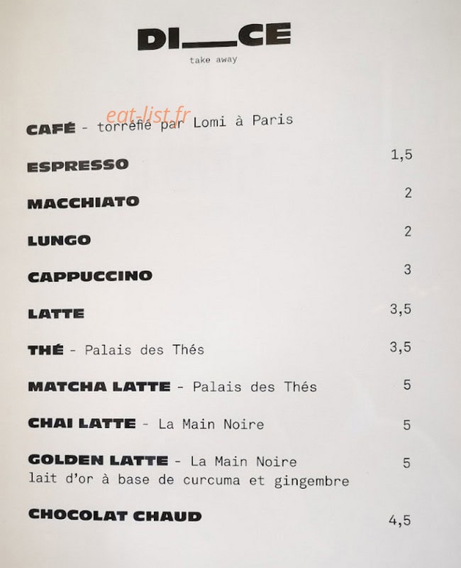 Dice Caffè — carte page 4