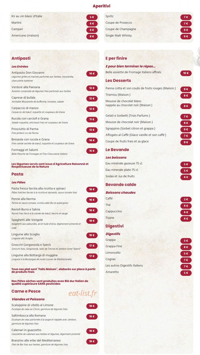 Don Giovanni — carte page 1