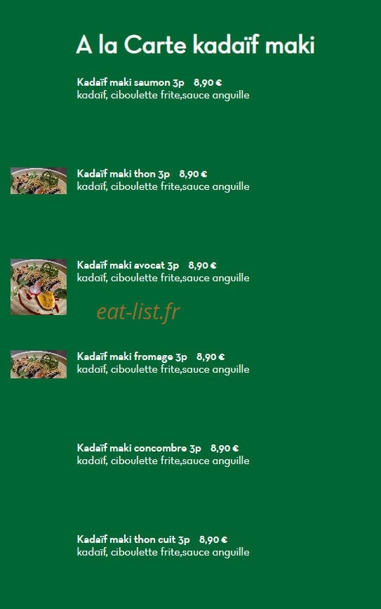 EatDay — carte page 1