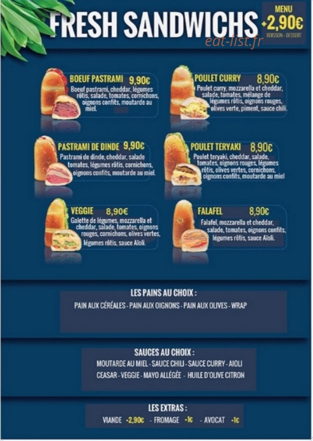 Fresh Poke — carte page 4