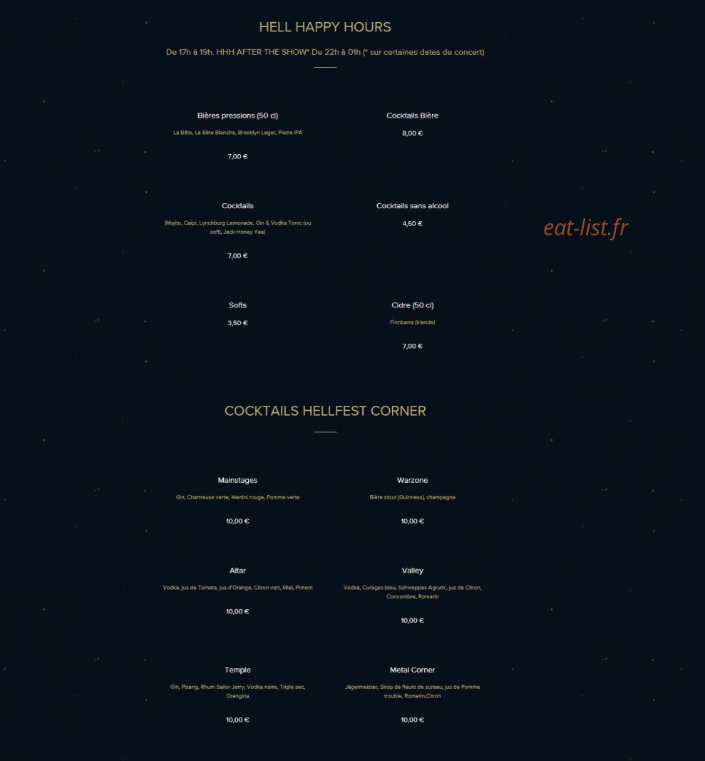 Hellfest Corner — carte page 1