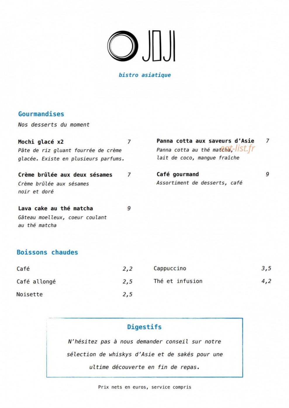 Joji — carte page 3