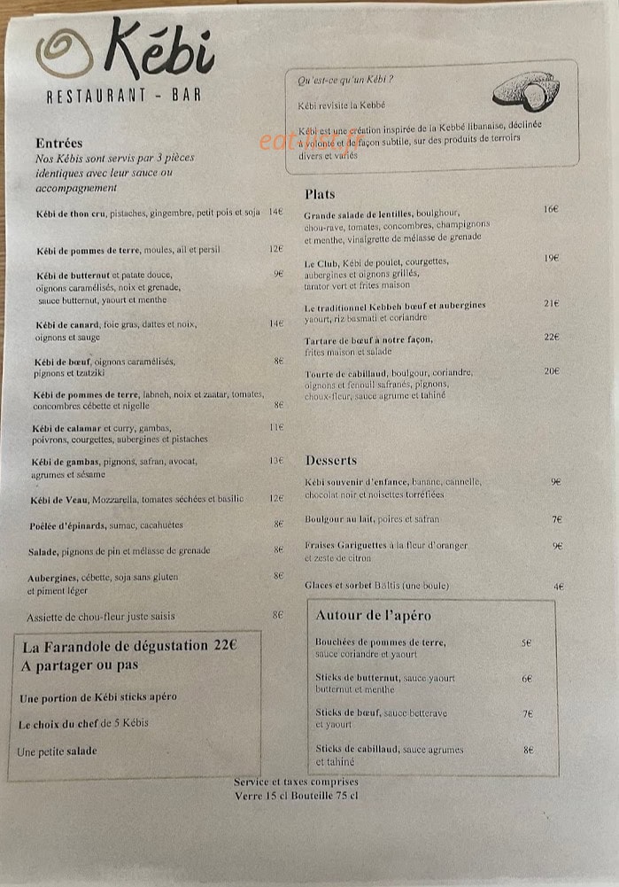 Kébi — carte page 1