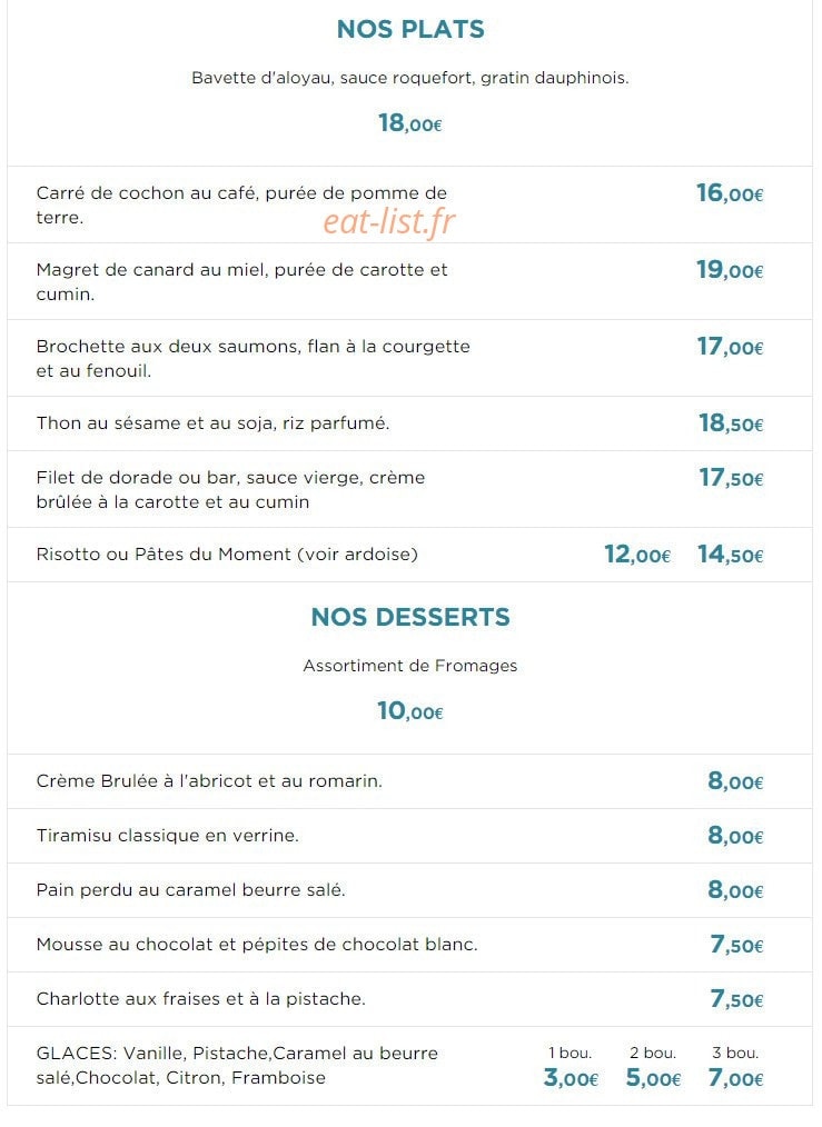 L'Acanthe — carte page 2