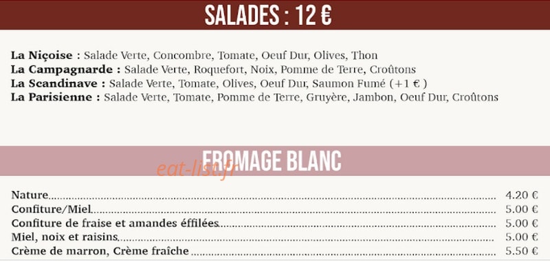 La Crêpe en l’Isle — carte page 2