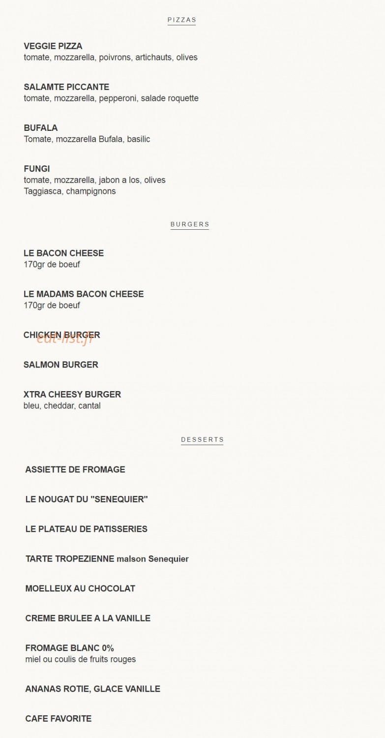 La favorite — carte page 3