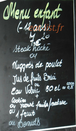 La Kantine — carte page 2