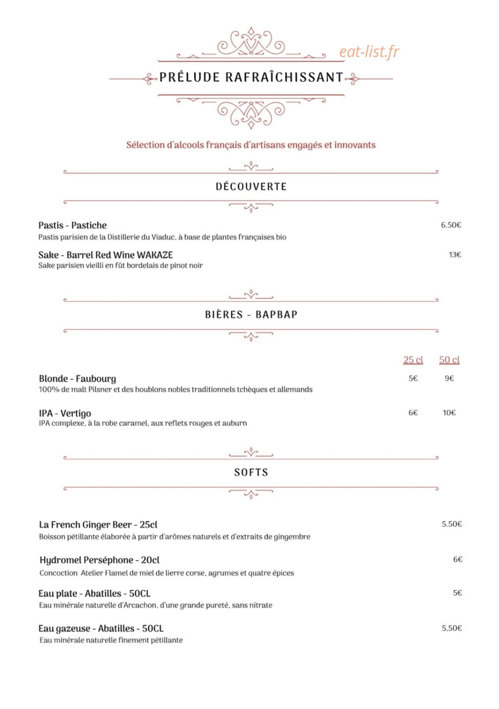 La Petite Expérience — carte page 3