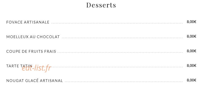 La Réserve Du Terroir — carte page 2