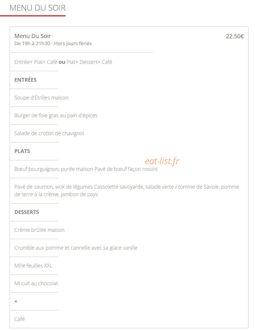 Le Grizzli café — carte page 2