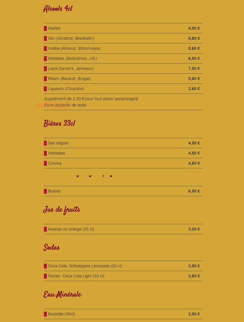 Le Jamoncito — carte page 5
