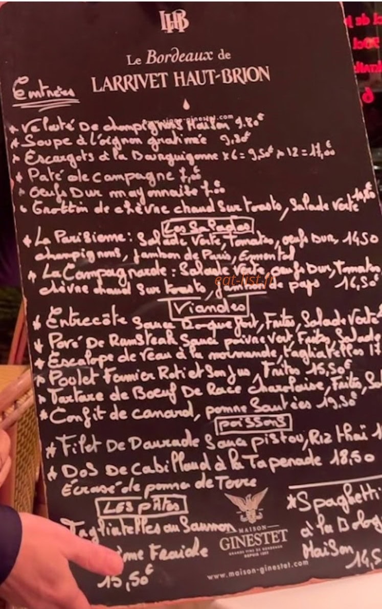 Le Lutétia — carte page 1