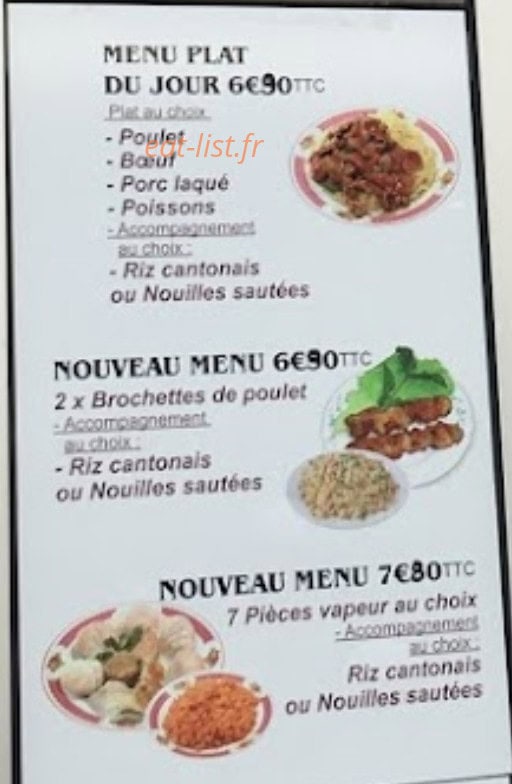 Le Mandarin de Rambuteau — carte page 2