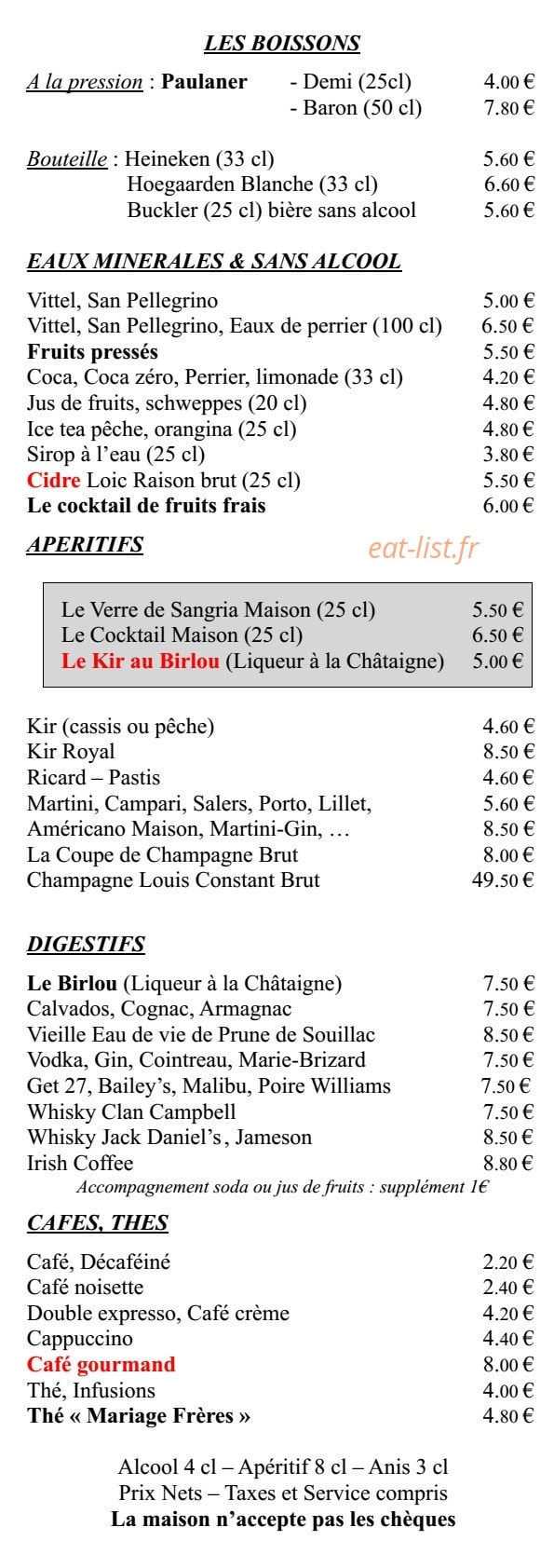Le pavé — carte page 6
