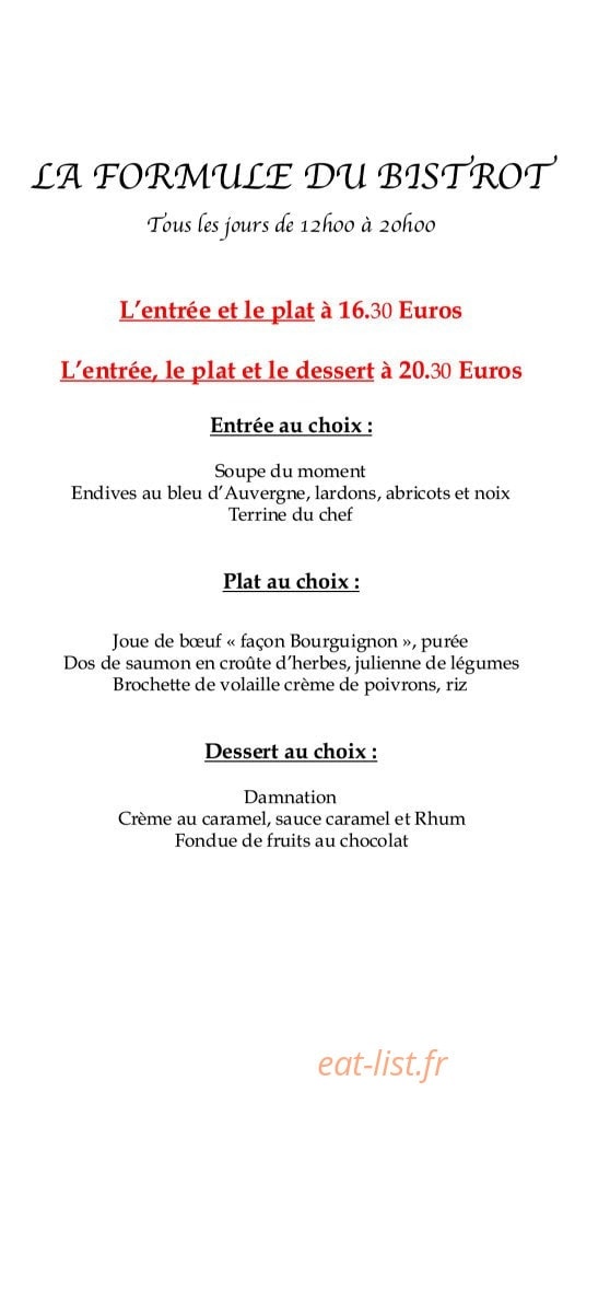 Le pavé — carte page 5