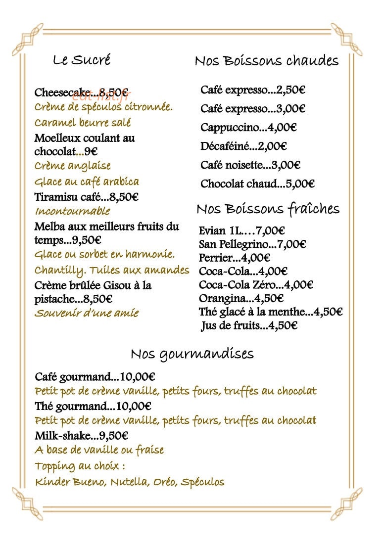 Le petit Bastille — carte page 5