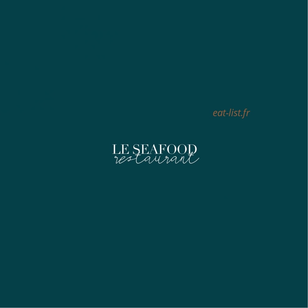 Le Seafood — carte page 1