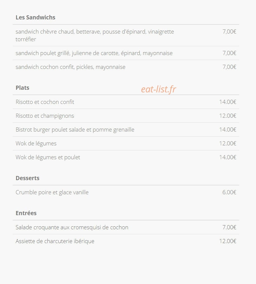 Le Temps des Cerises — carte page 1