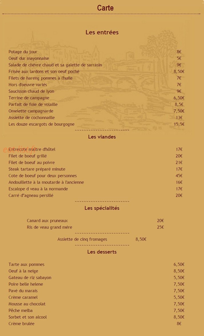 Le Trumilou — carte page 2