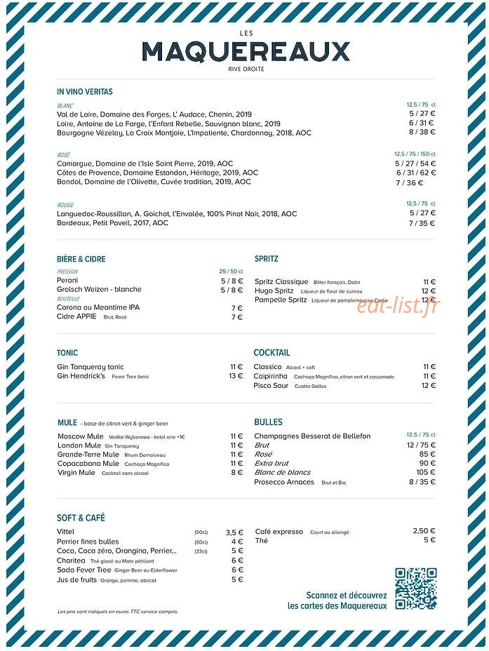 Les Maquereaux — carte page 4