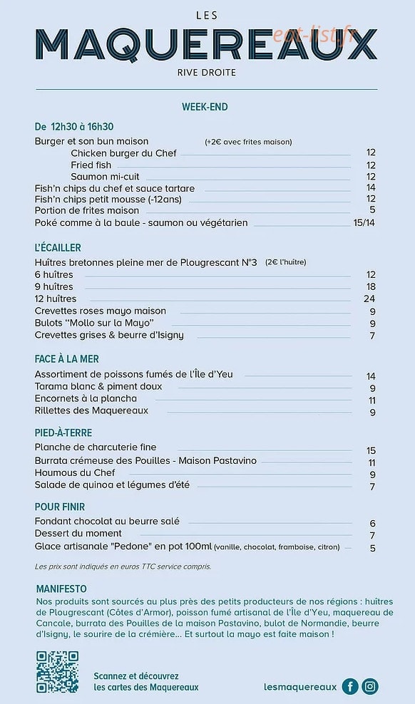 Les Maquereaux — carte page 3