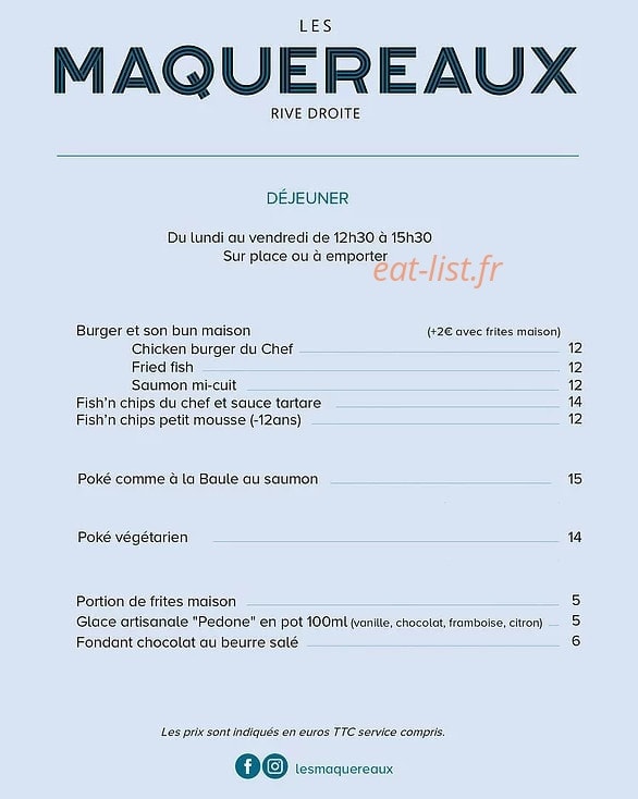 Les Maquereaux — carte page 2