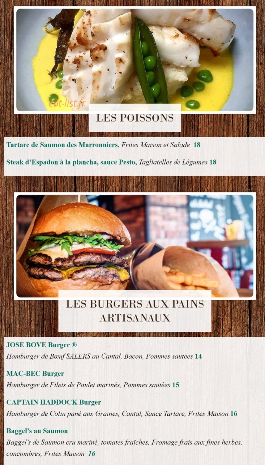 Les Marronniers  — carte page 6