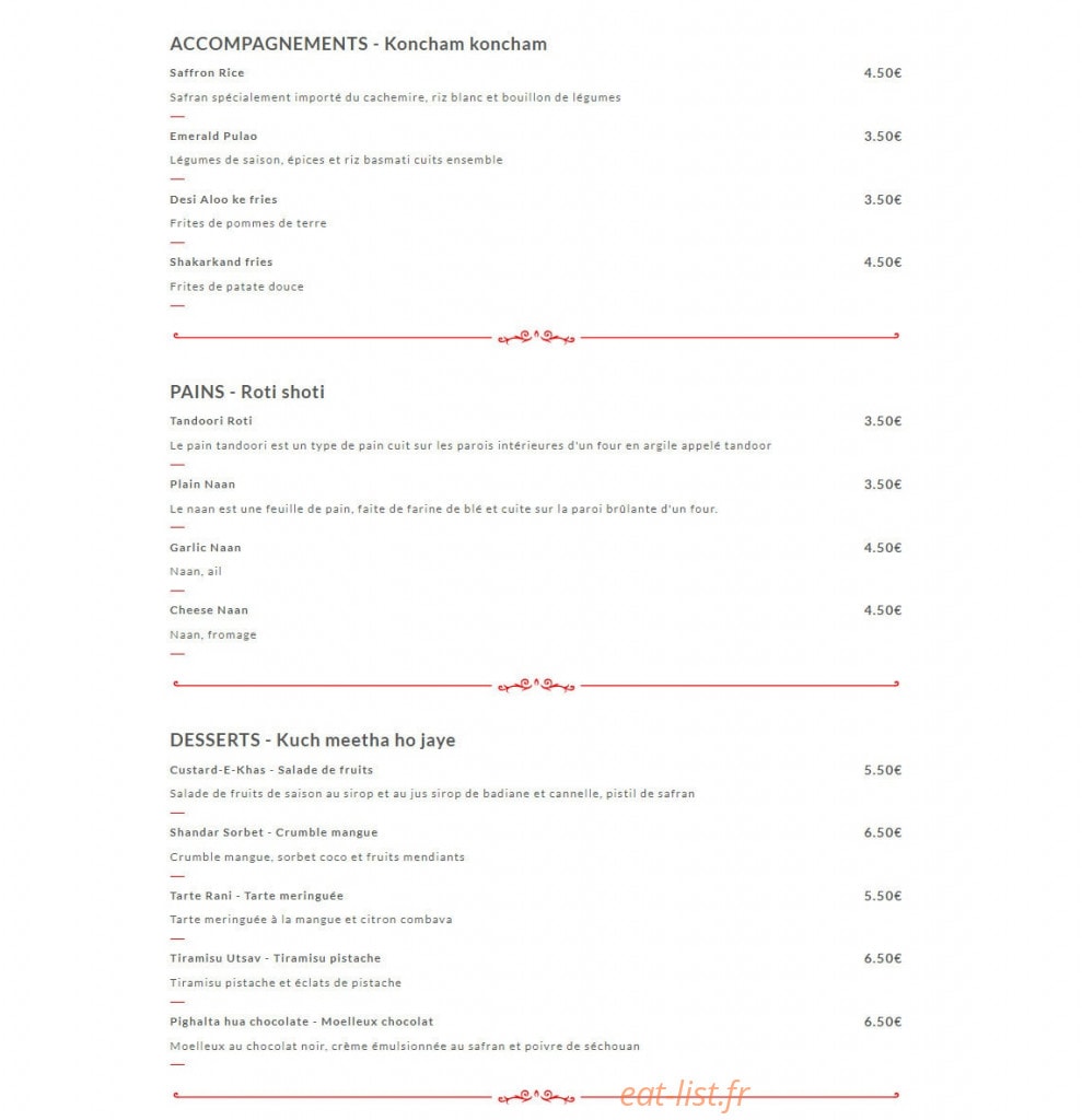 Mahabelly — carte page 2