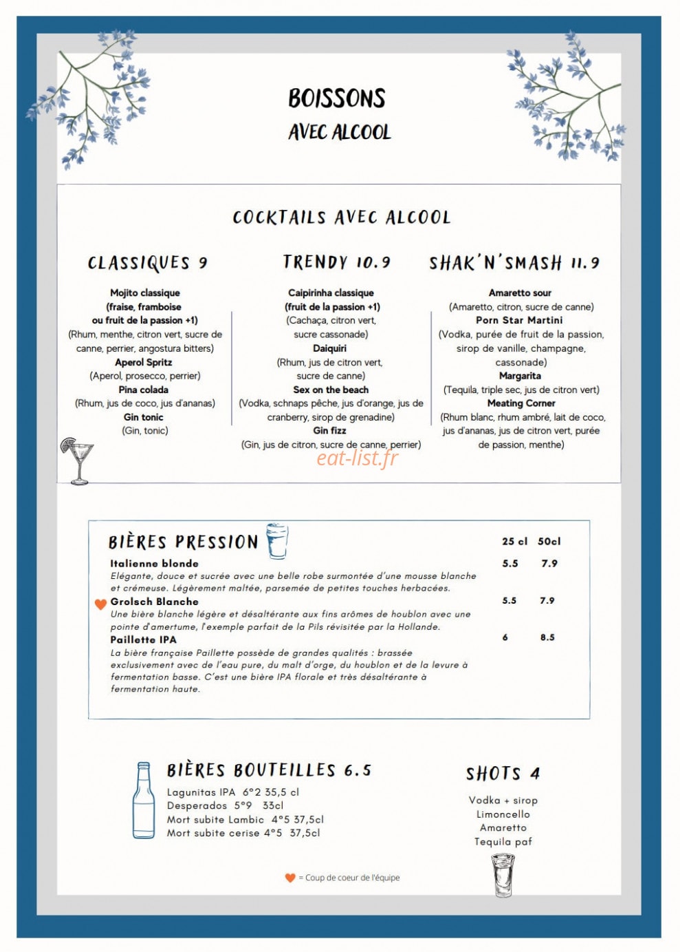 Meating Corner — carte page 5