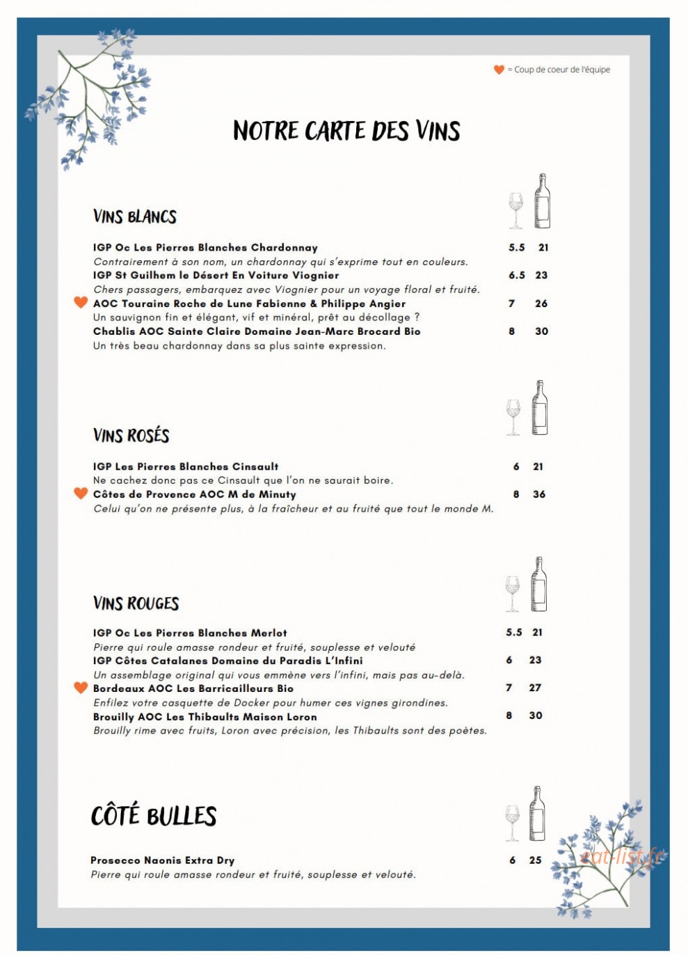 Meating Corner — carte page 6
