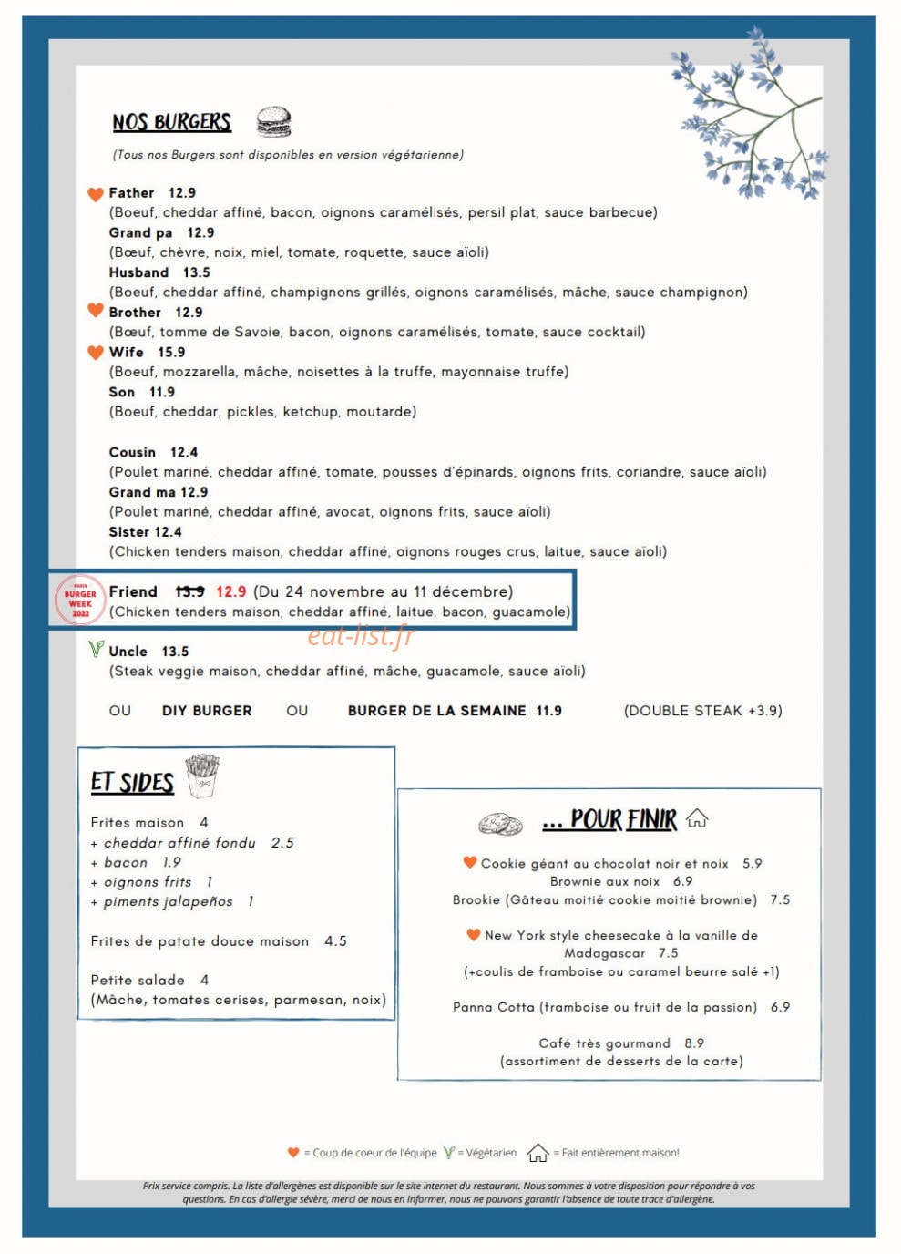 Meating Corner — carte page 3