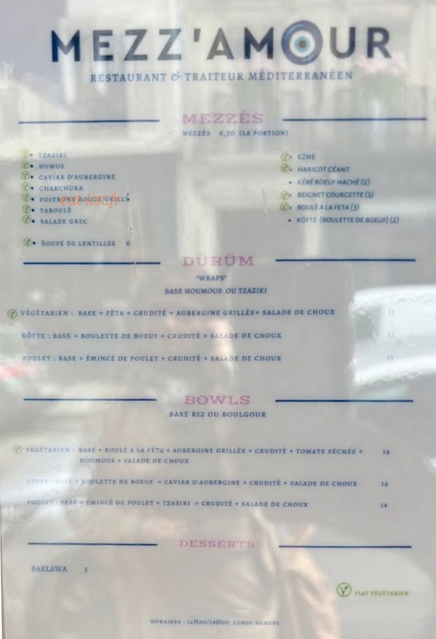 Mezz’amour — carte page 1