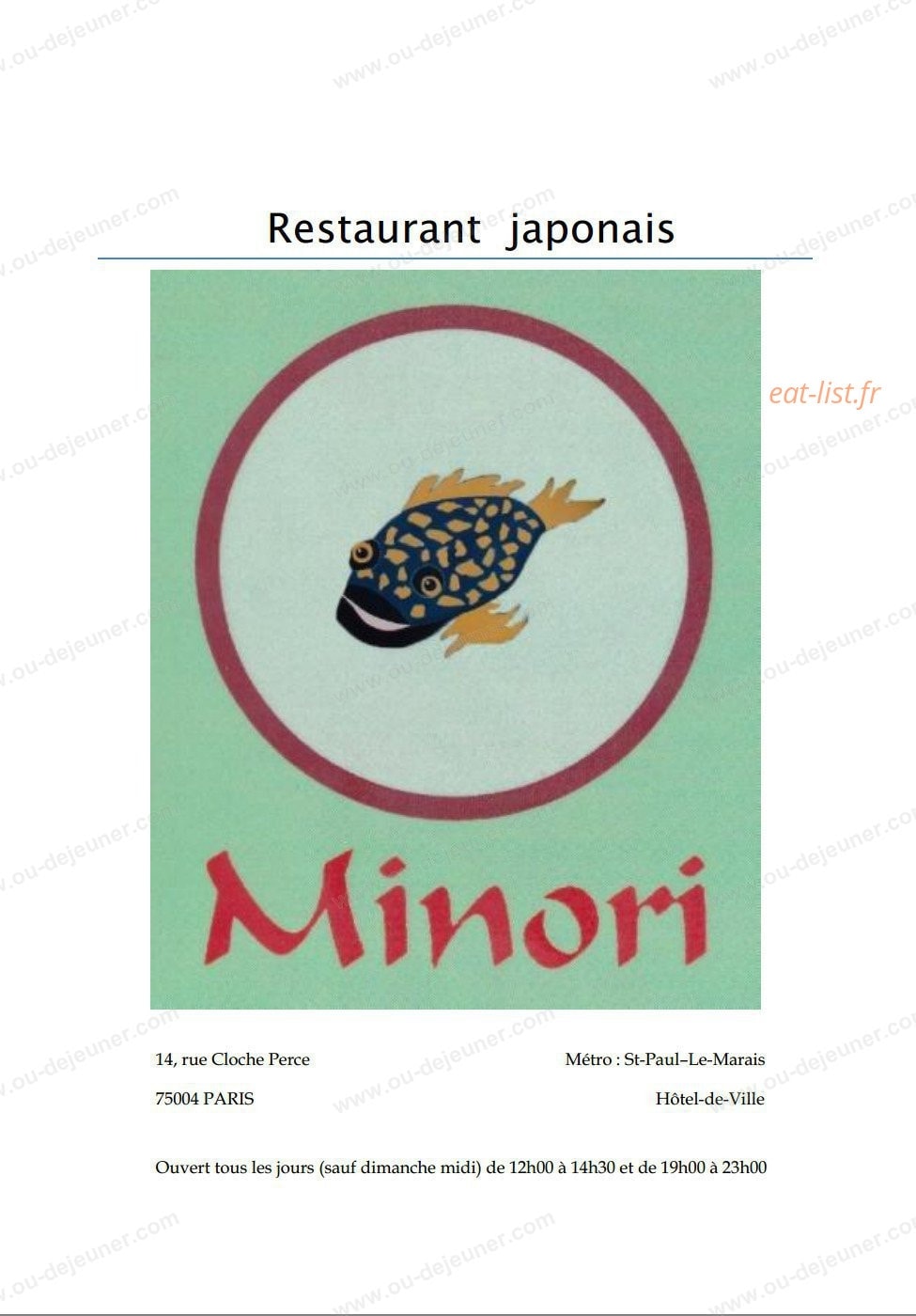 Minori — carte page 1