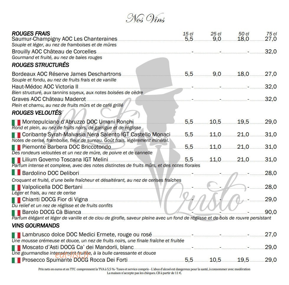 Monte Cristo — carte page 7