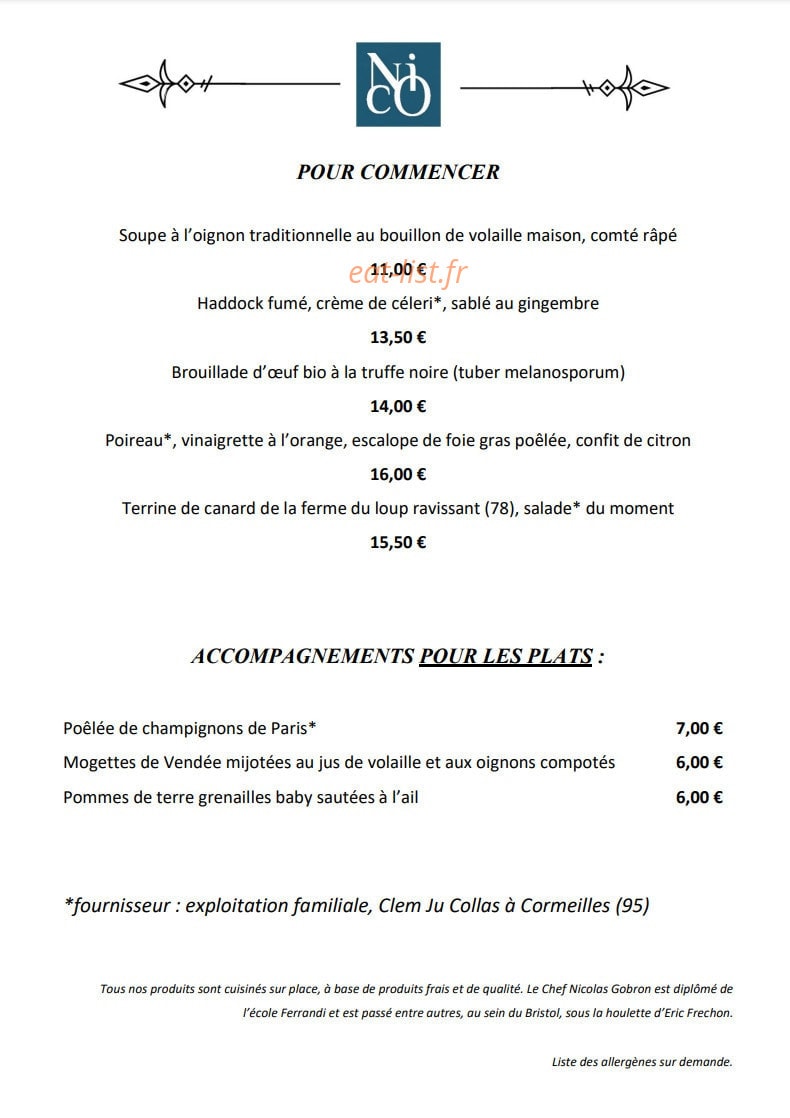 Nico — carte page 1