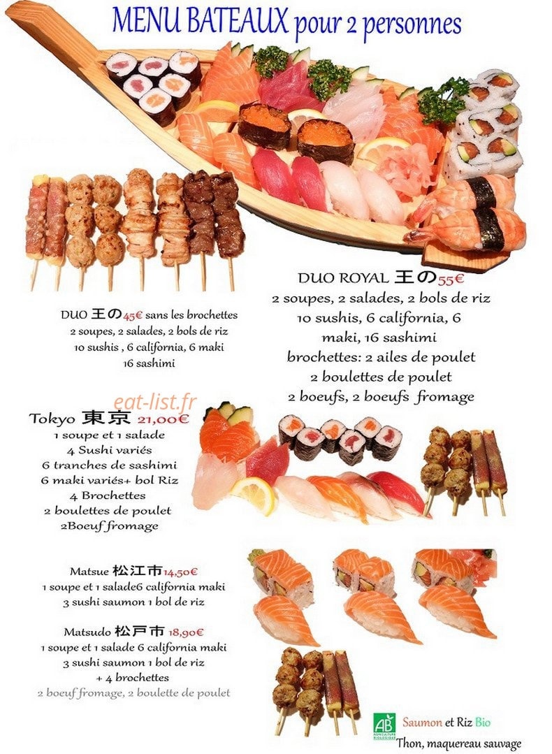 Niji sushi — carte page 9