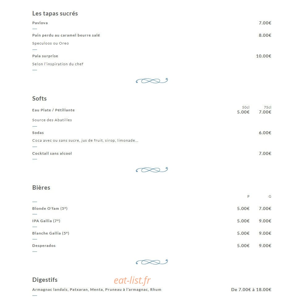 O'Fam — carte page 3