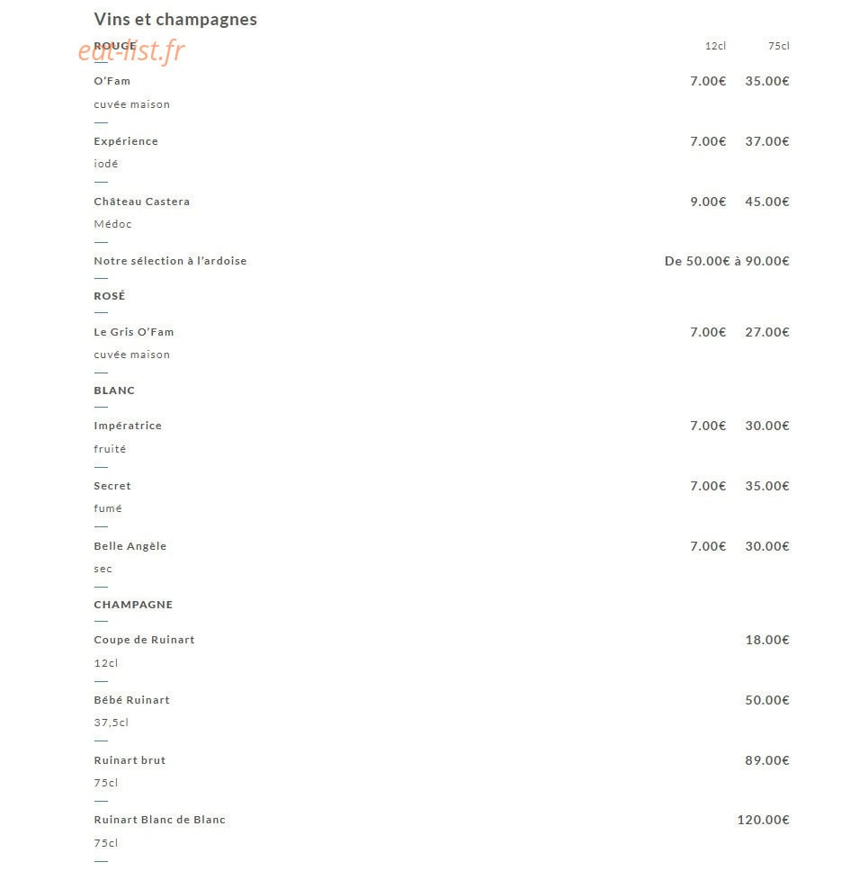 O'Fam — carte page 5