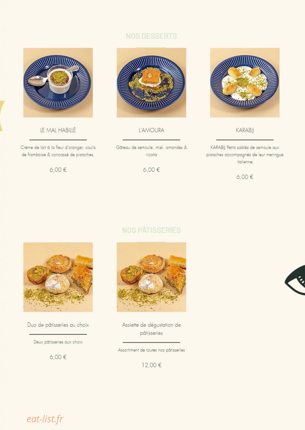 Olive & Thym — carte page 5