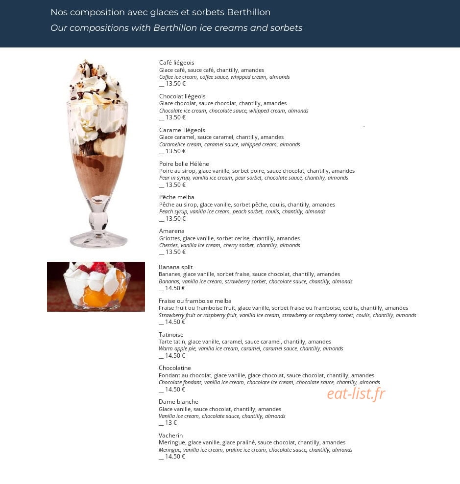 Pain d'Epices — carte page 8