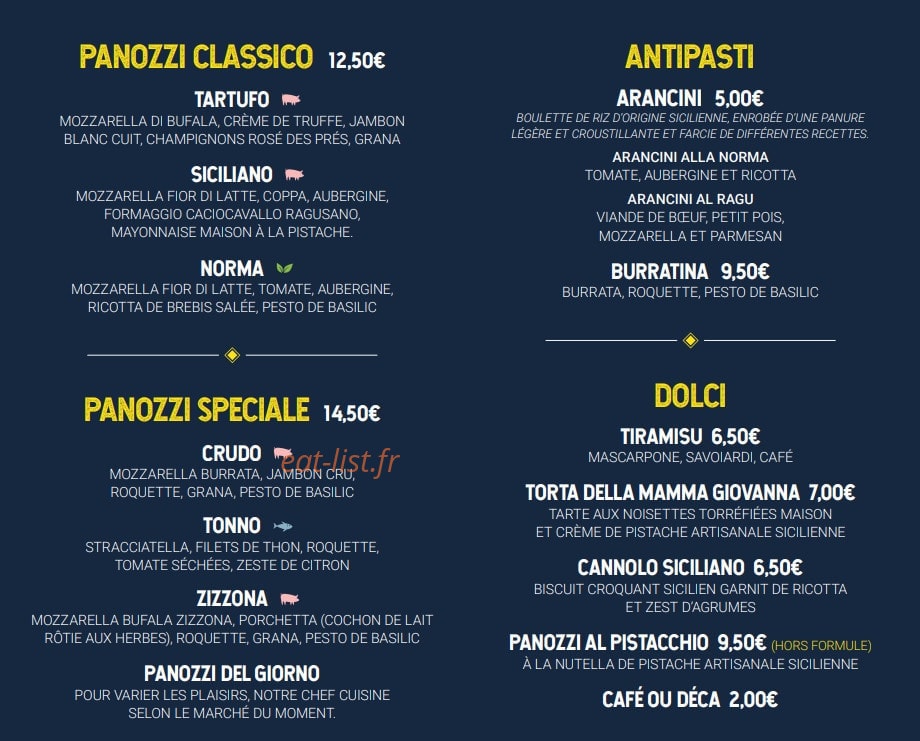 Panozzi — carte page 2