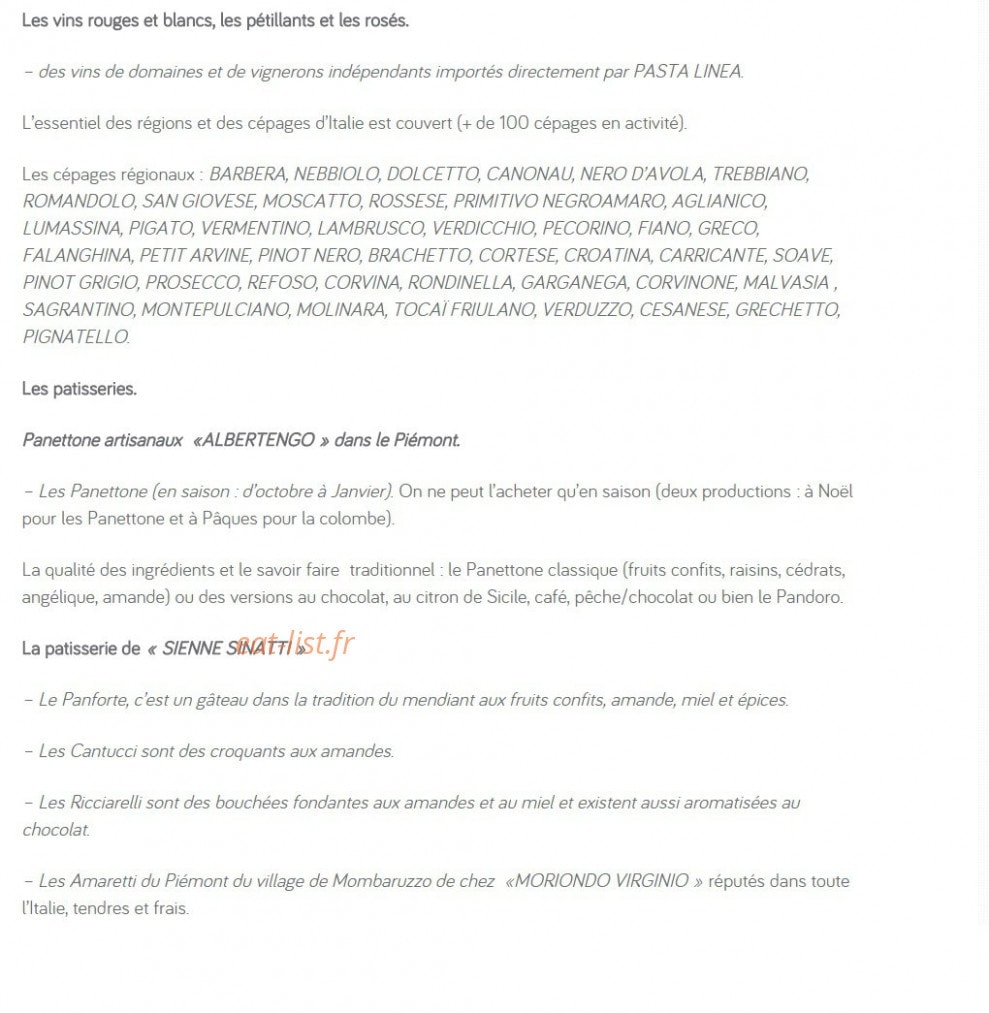 Pasta Linea — carte page 4