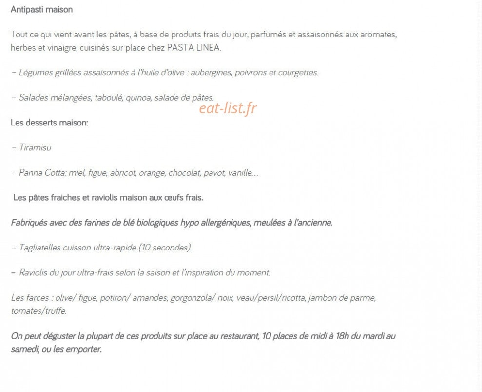 Pasta Linea — carte page 5