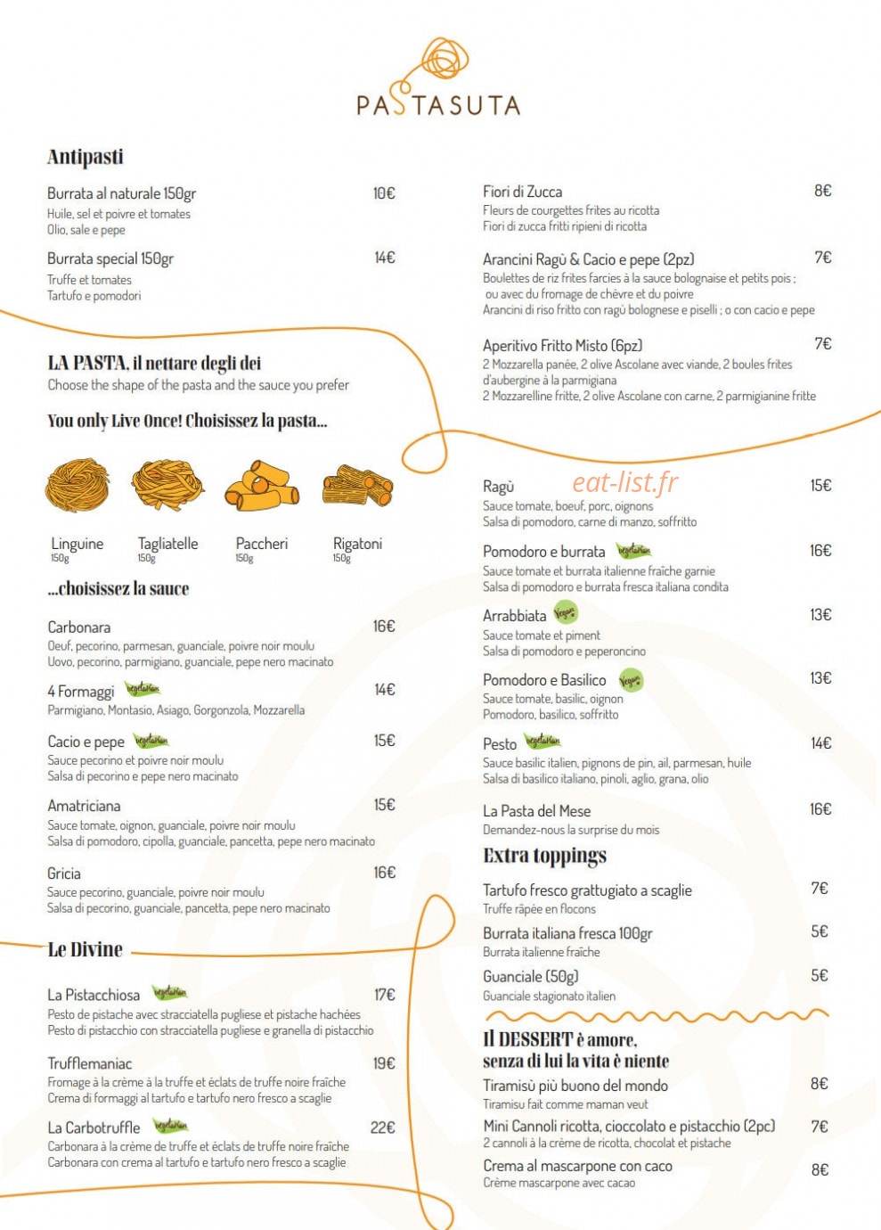 Pastasuta — carte page 1