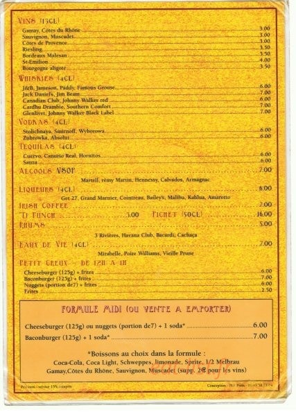 Piment café — carte page 2