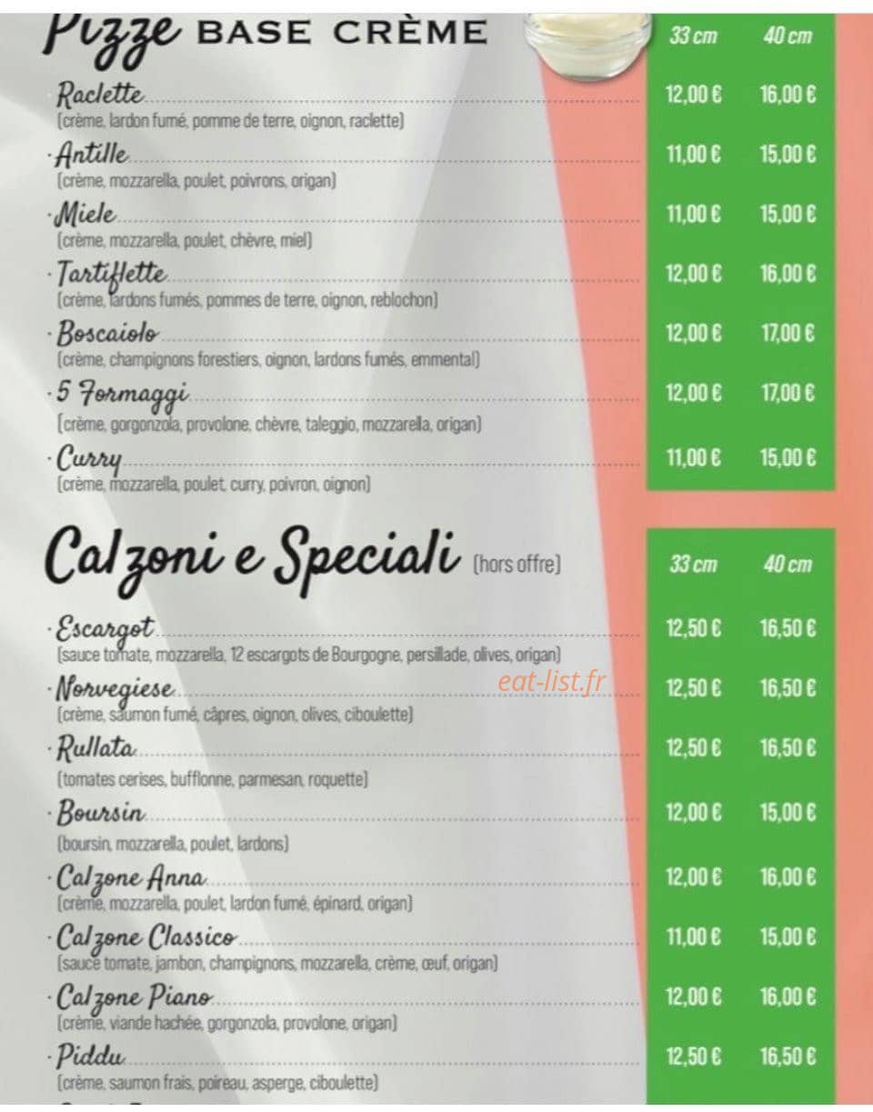 Pizza Piano — carte page 2